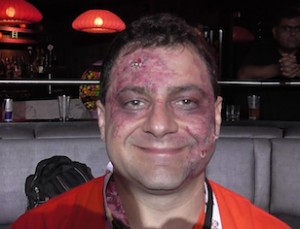 Nick Iandolo is now a zombie journalist at San Diego Comic-Con 2013!