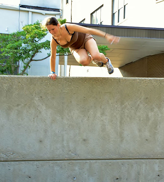 Parkour Jumping Around