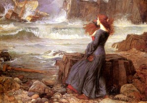 Miranda, painting by John William Waterhouse