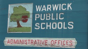 Warwick school sign