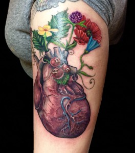 Michelle Carter Heart Tattoo