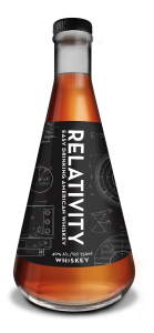Relativity whiskey bottle