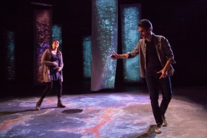 Rachel Dulude and Josh Short in Constellations at Wilbury Group. (Photo: Erin X. Smithers)