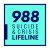 988 Suicide and Crisis Hotline